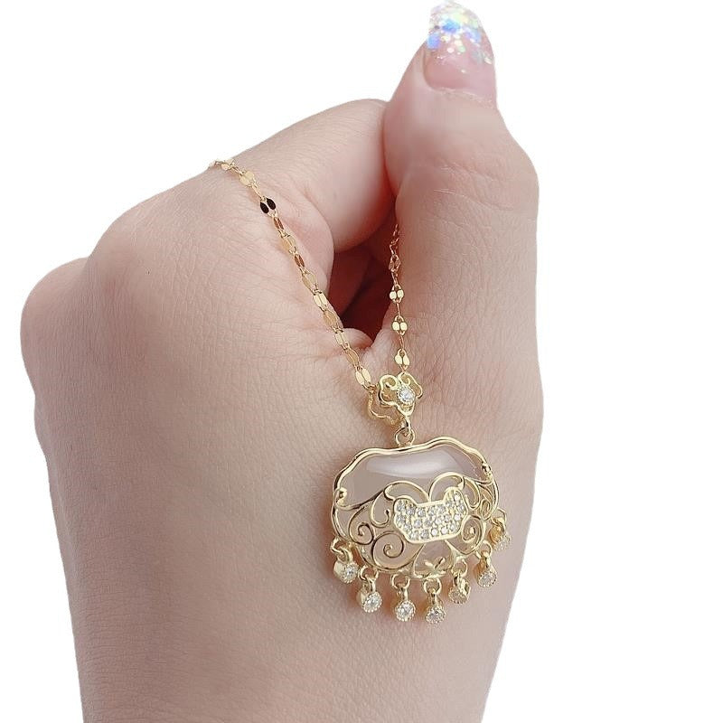 Argent Collier élégant pour toute occasion