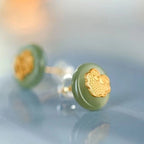 Argent Boucle d'oreille artisanal délicat