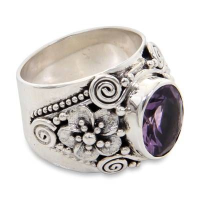 Argent Bague artisanal délicat