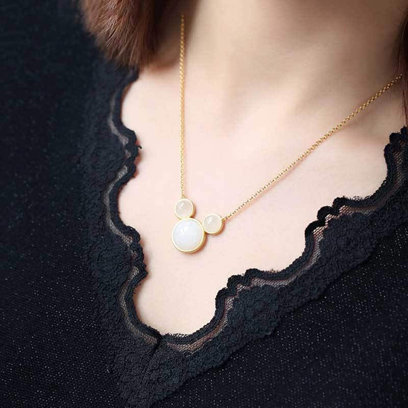 Argent Collier classique au charme intemporel