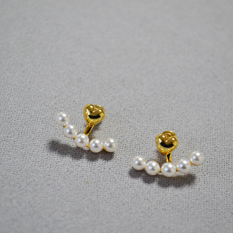 Argent Boucle d'oreille artisanal délicat