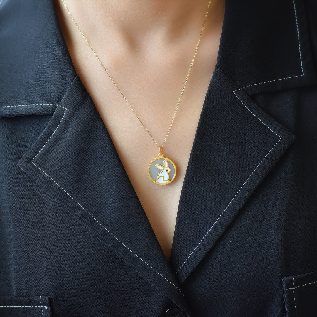 Argent Collier charmant pour toute occasion