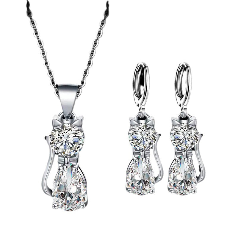 Argent Collier magnifique au style unique