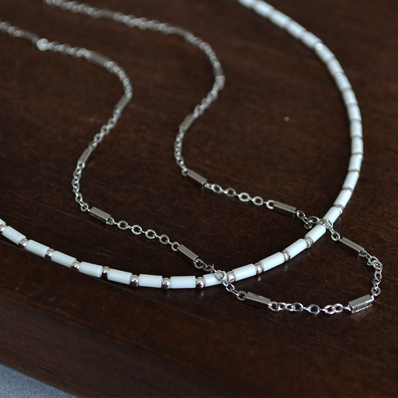 Argent Collier charmant pour toute occasion