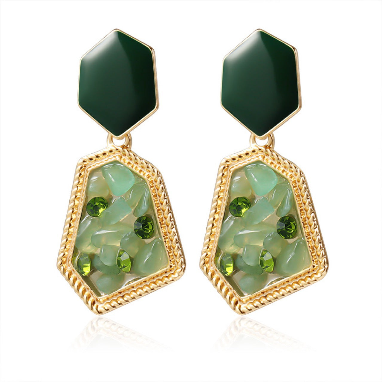 Argent Boucle d'oreille artisanal délicat