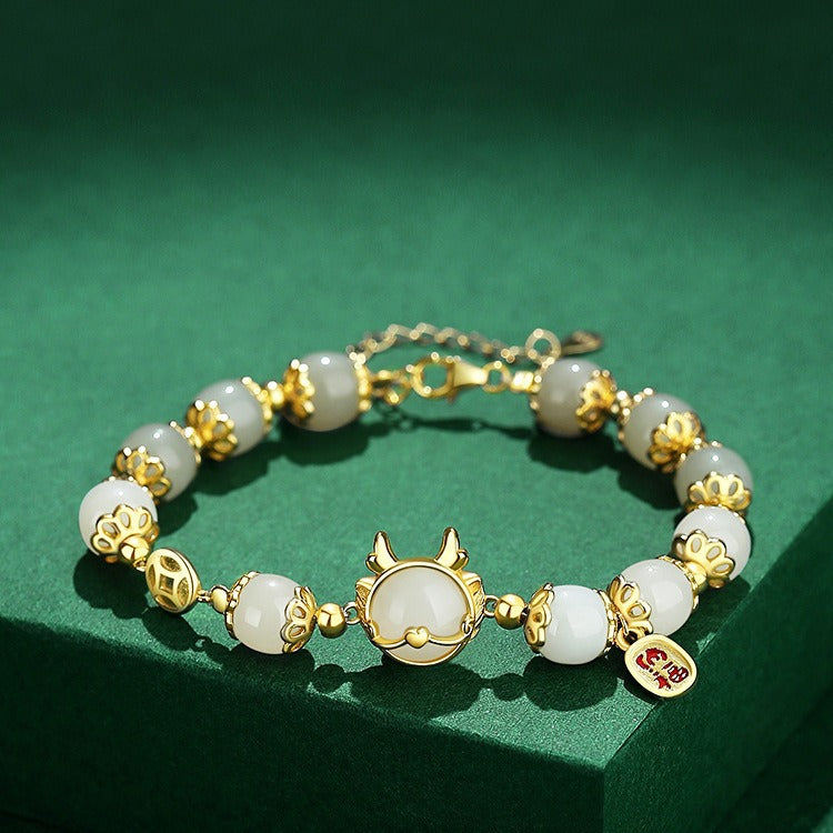 Argent Bracelet magnifique au style unique