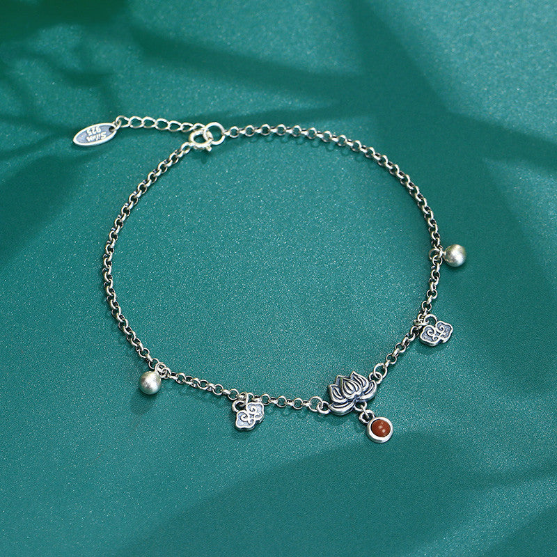 Argent Bracelet de cheville sublime pour tous les jours