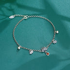 Argent Bracelet de cheville sublime pour tous les jours