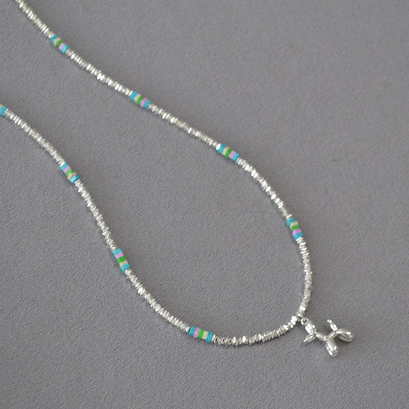 Argent Collier charmant pour toute occasion