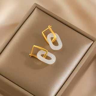 Argent Boucle d'oreille artisanal délicat