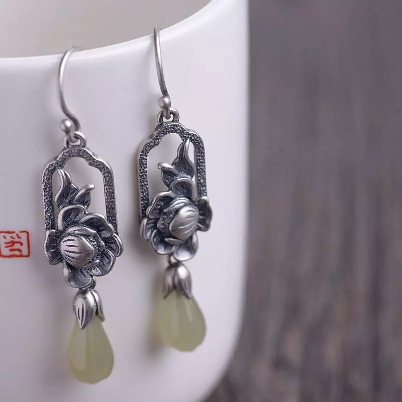 Argent Boucle d'oreille charmant pour toute occasion