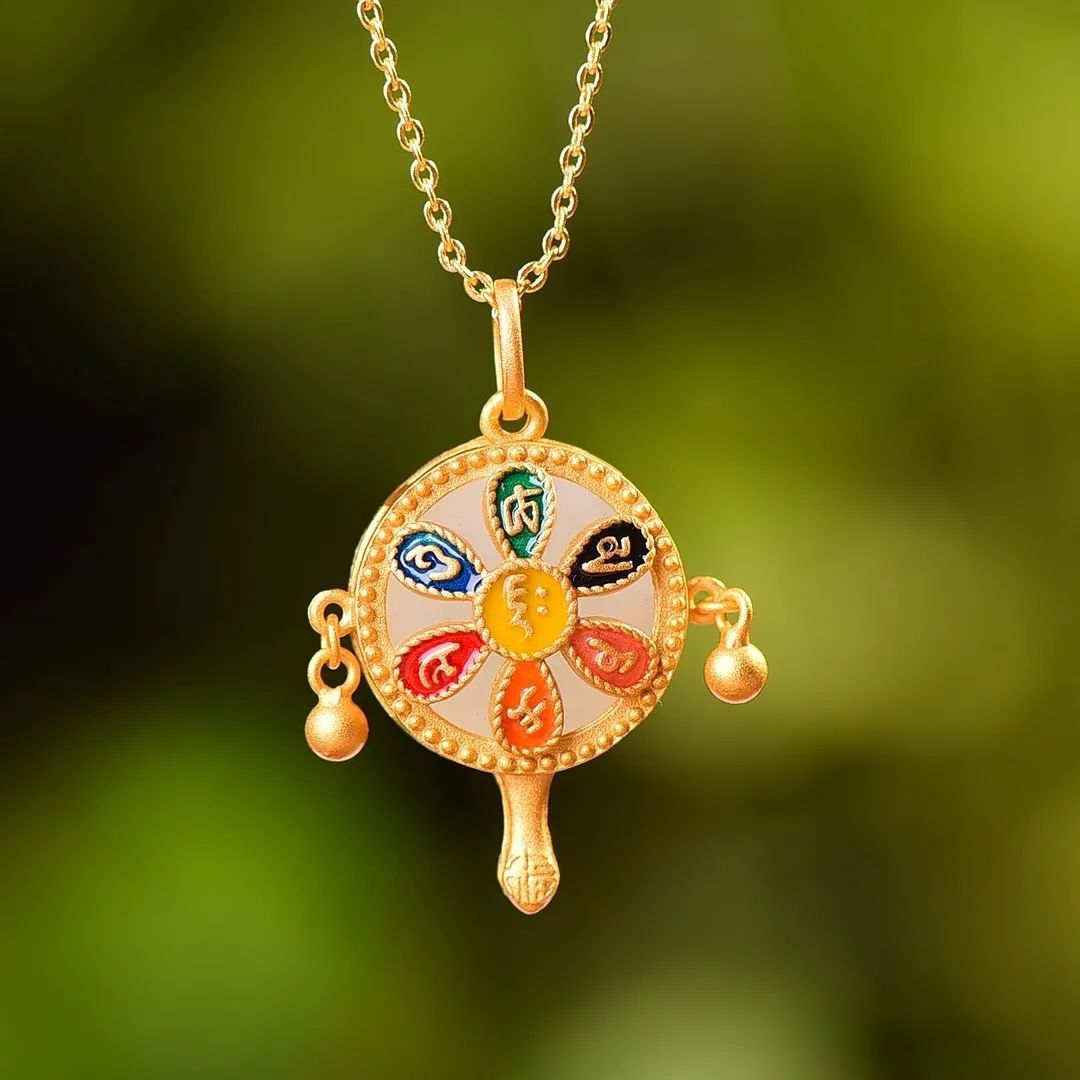 Argent Collier magnifique au style unique