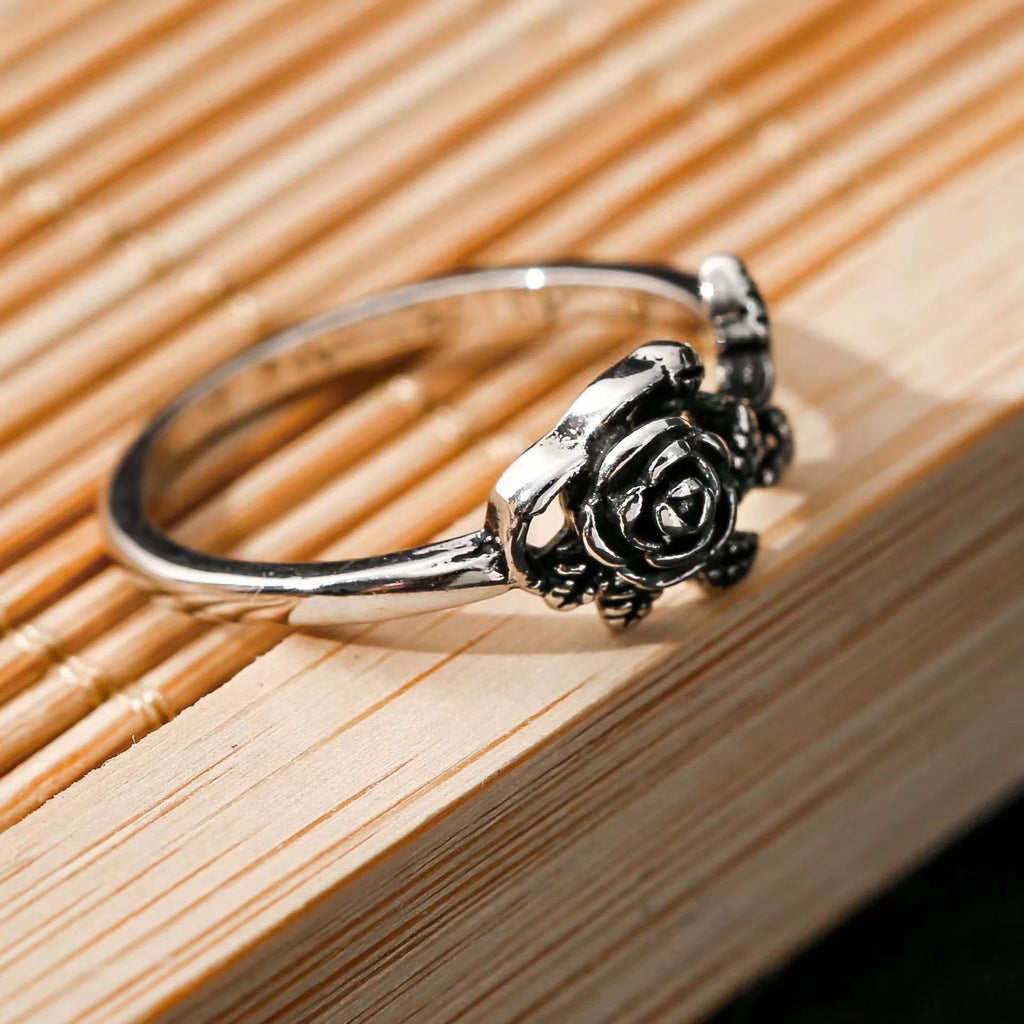 Argent Bague artisanal délicat