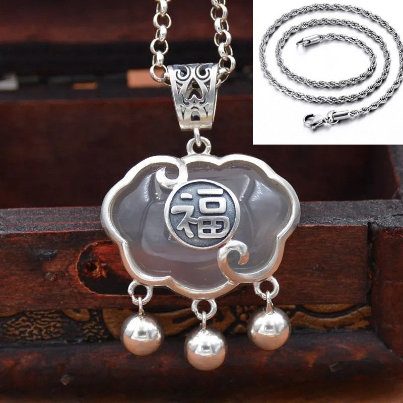 Argent Collier classique au charme intemporel