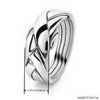 Argent Bague artisanal délicat