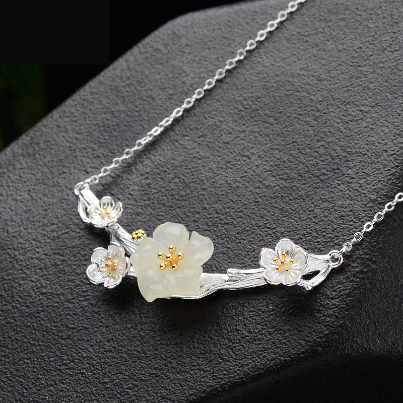 Argent Collier charmant pour toute occasion