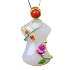 Argent Collier artisanal délicat