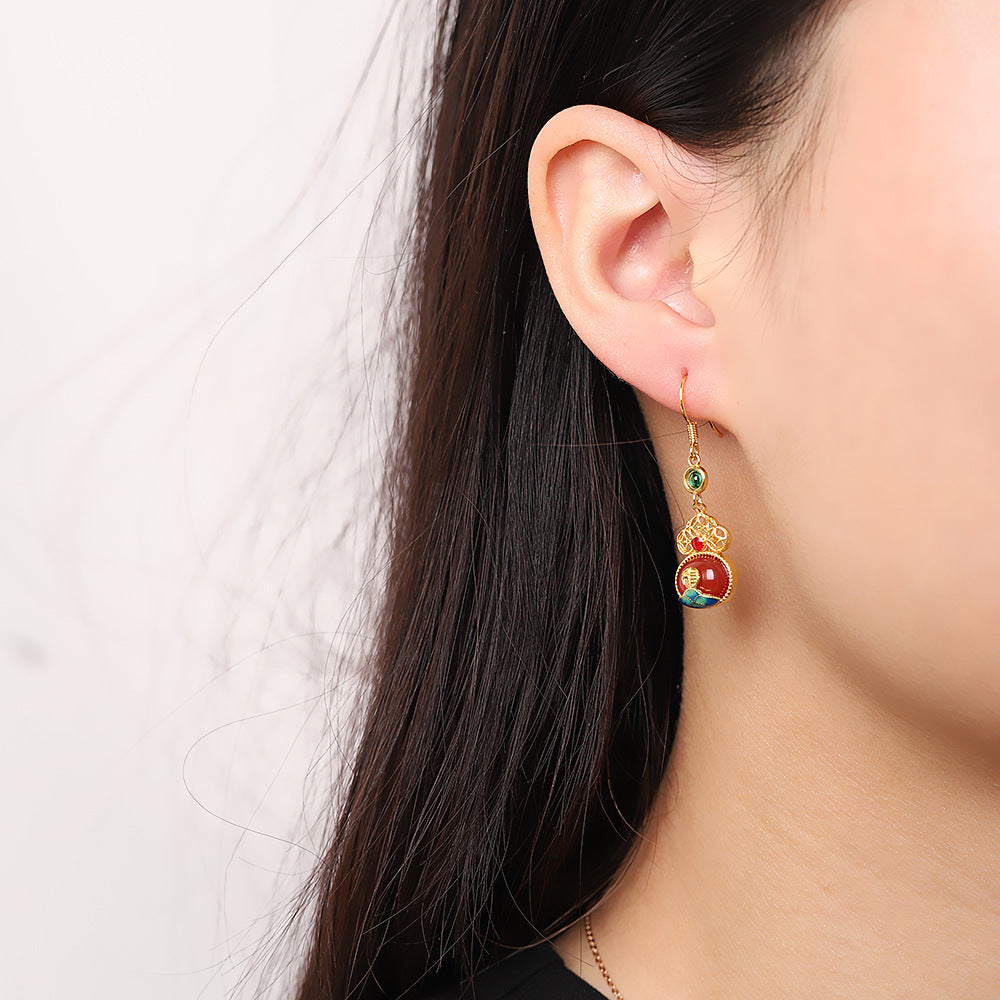 Argent Boucle d'oreille charmant pour toute occasion