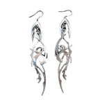 Argent Boucle d'oreille artisanal délicat