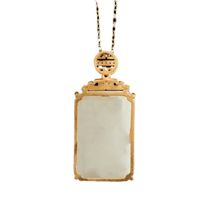 Argent Collier vintage fait main