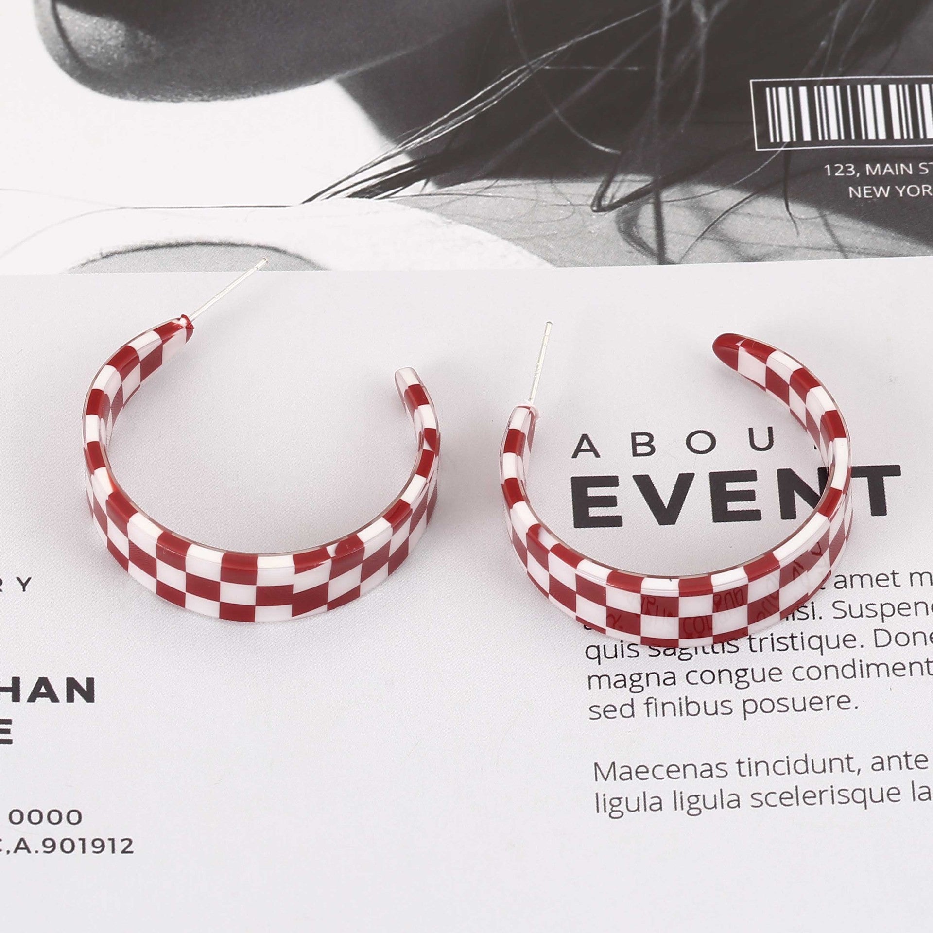 Argent Boucle d'oreille charmant pour toute occasion