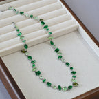 Argent Collier magnifique au style unique