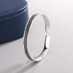 Argent Bracelet vintage fait main