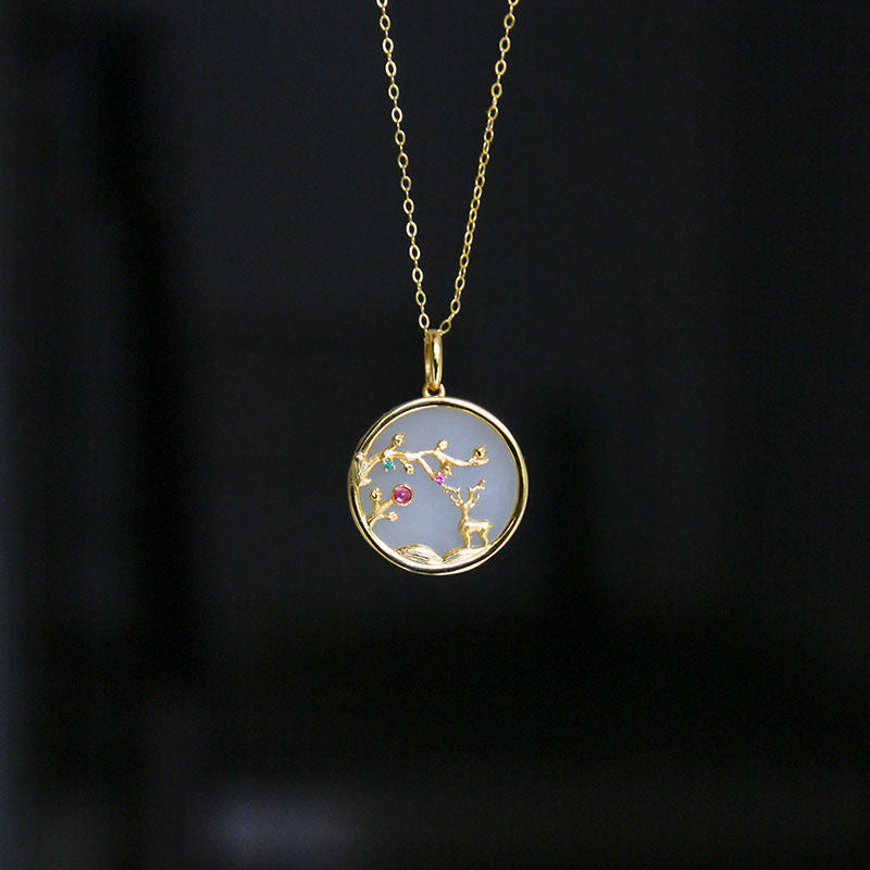 Argent Collier charmant pour toute occasion