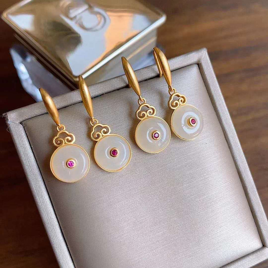 Argent Boucle d'oreille charmant pour toute occasion