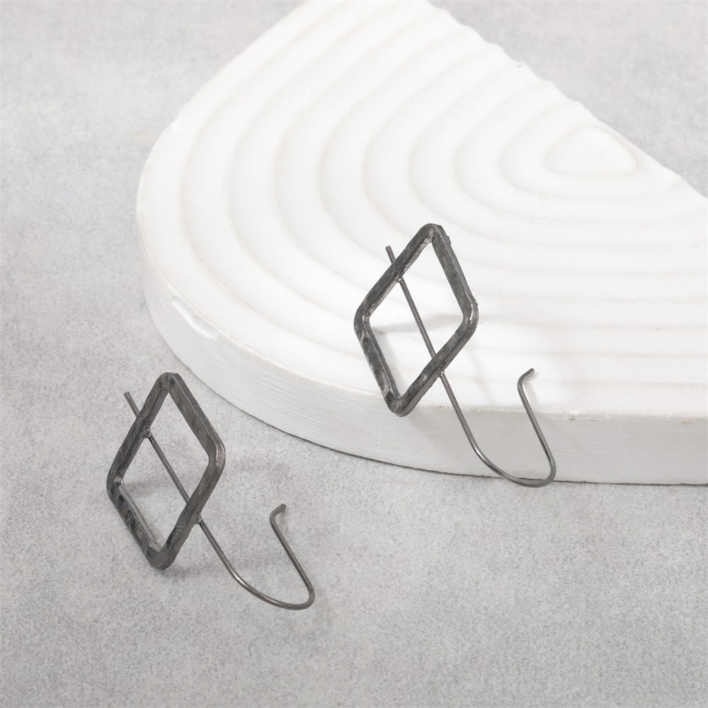 Argent Boucle d'oreille artisanal délicat