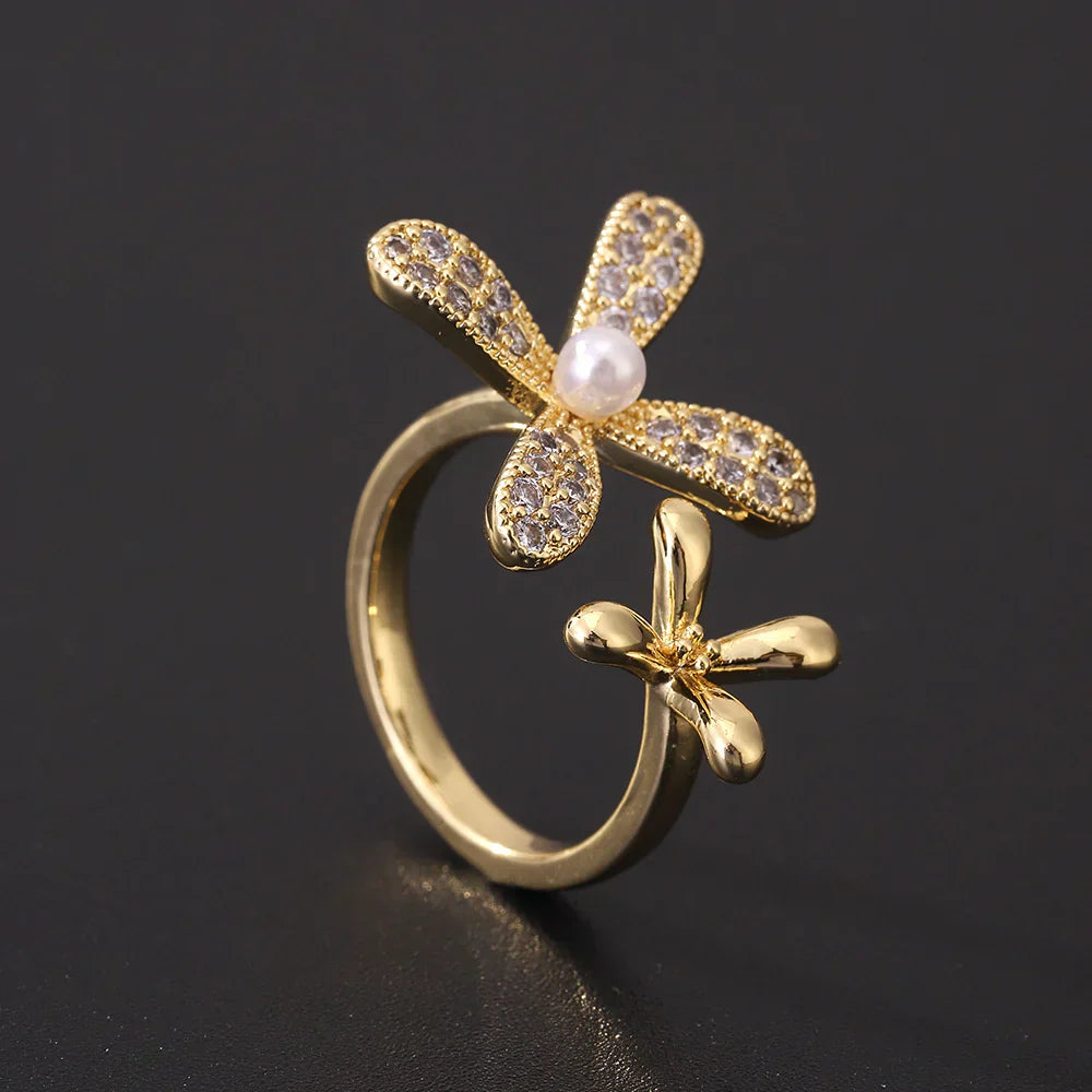 Perle Bague magnifique au style unique