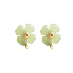 Argent Boucle d'oreille artisanal délicat