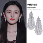 Argent Boucle d'oreille artisanal délicat