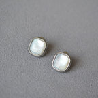 Argent Boucle d'oreille artisanal délicat