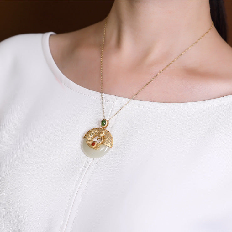 Argent Collier élégant pour toute occasion