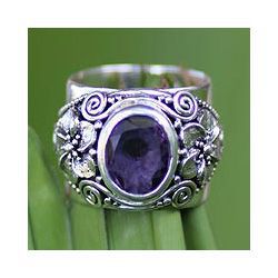 Argent Bague artisanal délicat