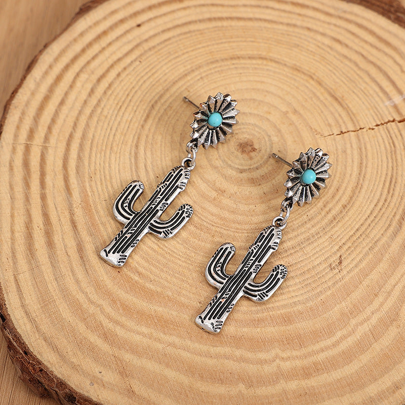 Argent Boucle d'oreille artisanal délicat