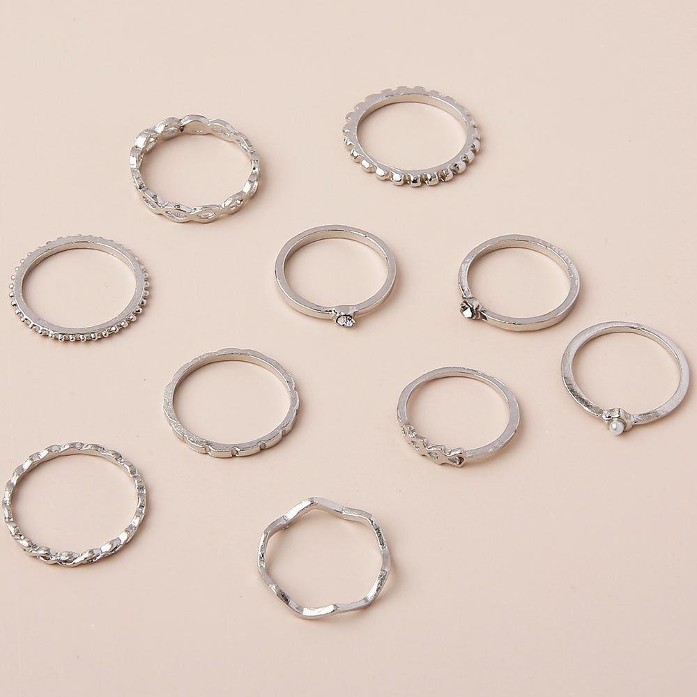 Argent Bague classique au charme intemporel