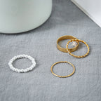 Perle Bague élégant pour toute occasion