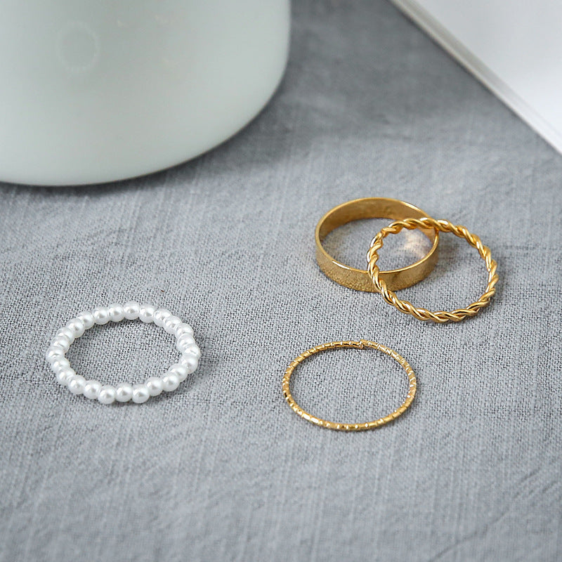 Perle Bague élégant pour toute occasion