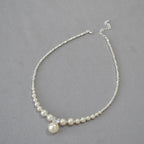 Argent Collier artisanal délicat