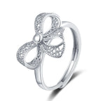 Argent Bague artisanal délicat