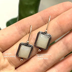 Argent Boucle d'oreille artisanal délicat