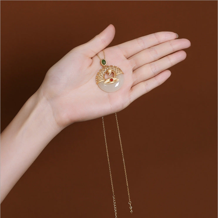 Argent Collier élégant pour toute occasion