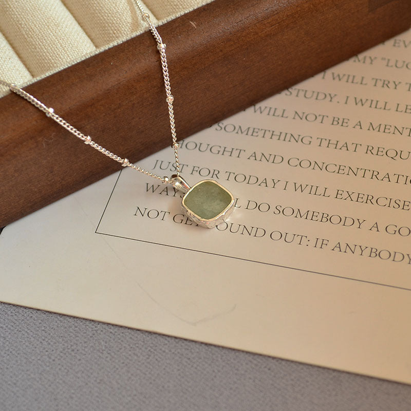 Argent Collier artisanal délicat