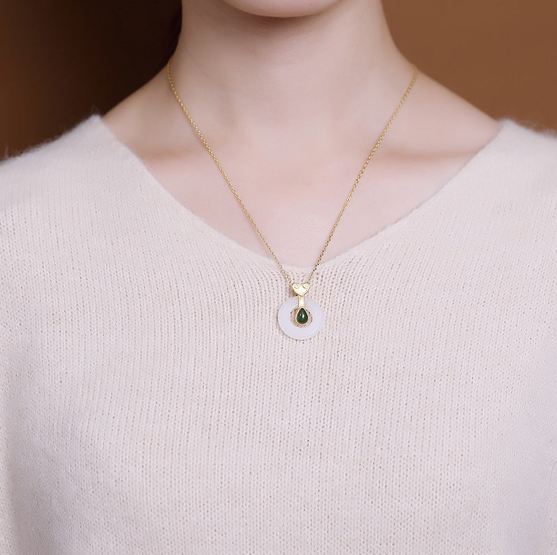 Argent Collier charmant pour toute occasion