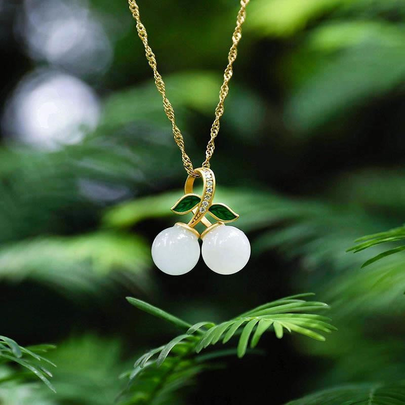 Argent Collier magnifique au style unique