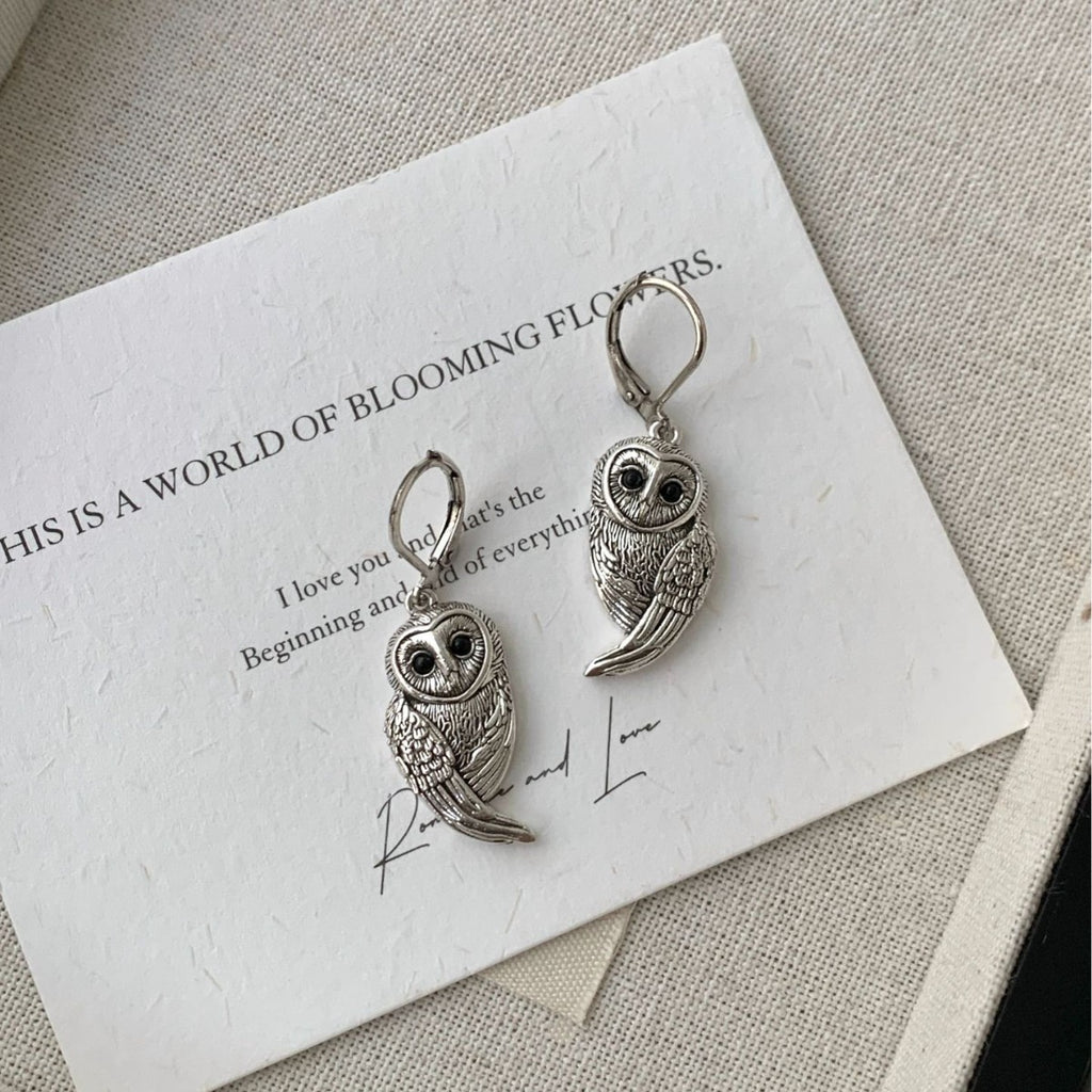 Boucle d'oreille vintage fait main