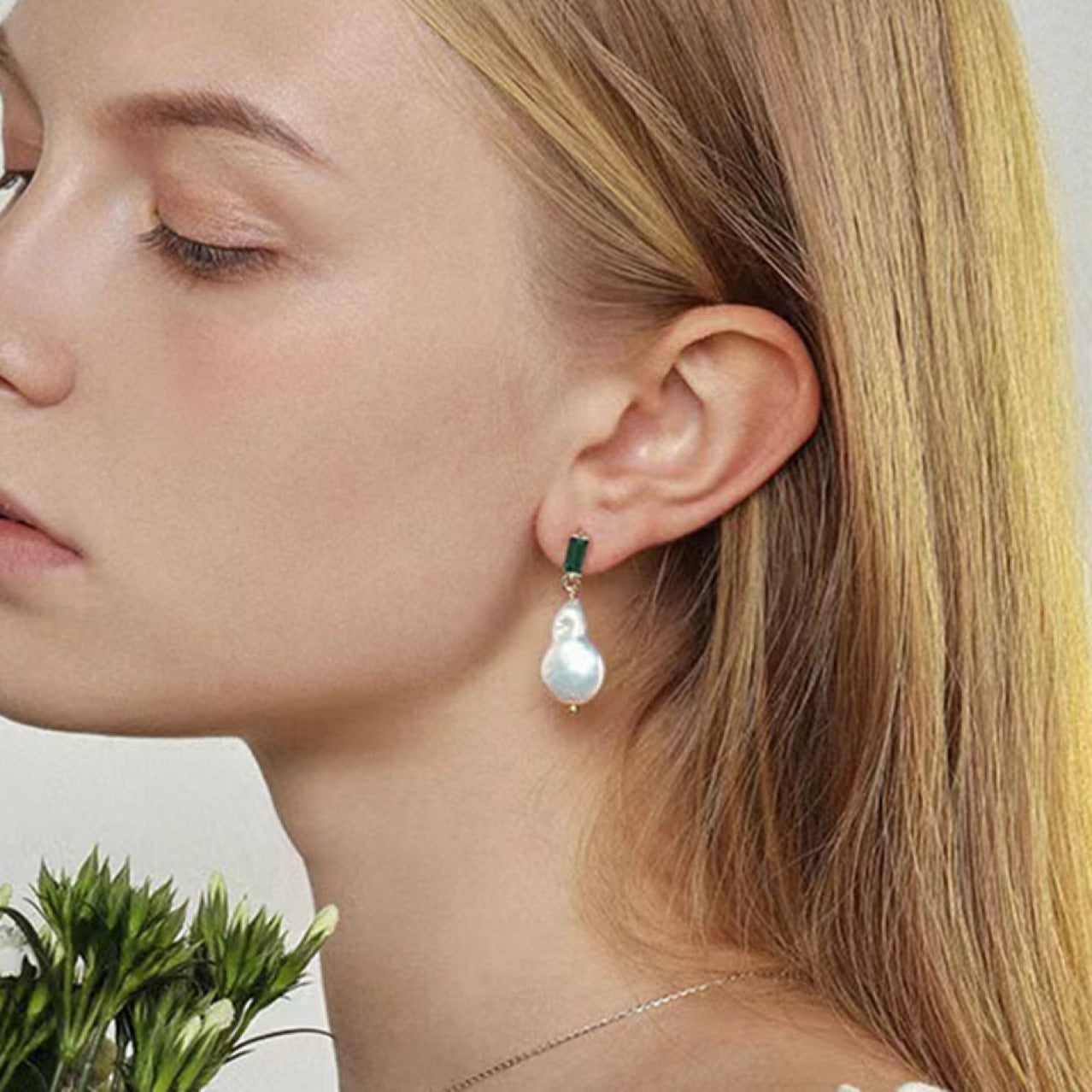 Argent Boucle d'oreille charmant pour toute occasion