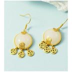 Argent Boucle d'oreille artisanal délicat